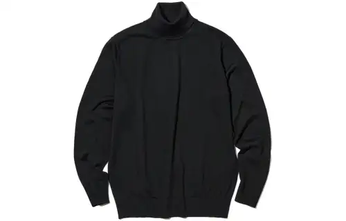 UNIQLO Sweaters Men's Black Crew Neck Moderate Other