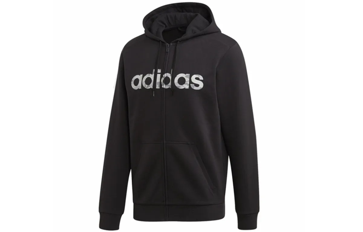 Adidas Jackets Men's Black Hooded Moderate Other