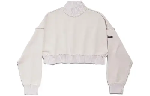 Balenciaga SS24 Knitwear Loose Fit Unisex Ecru