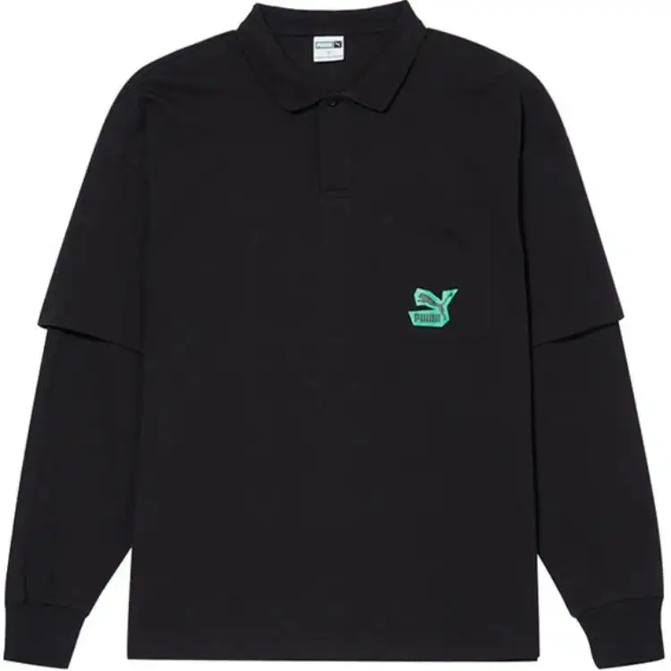 PUMA CLASSICS Polo Shirt Men's Black