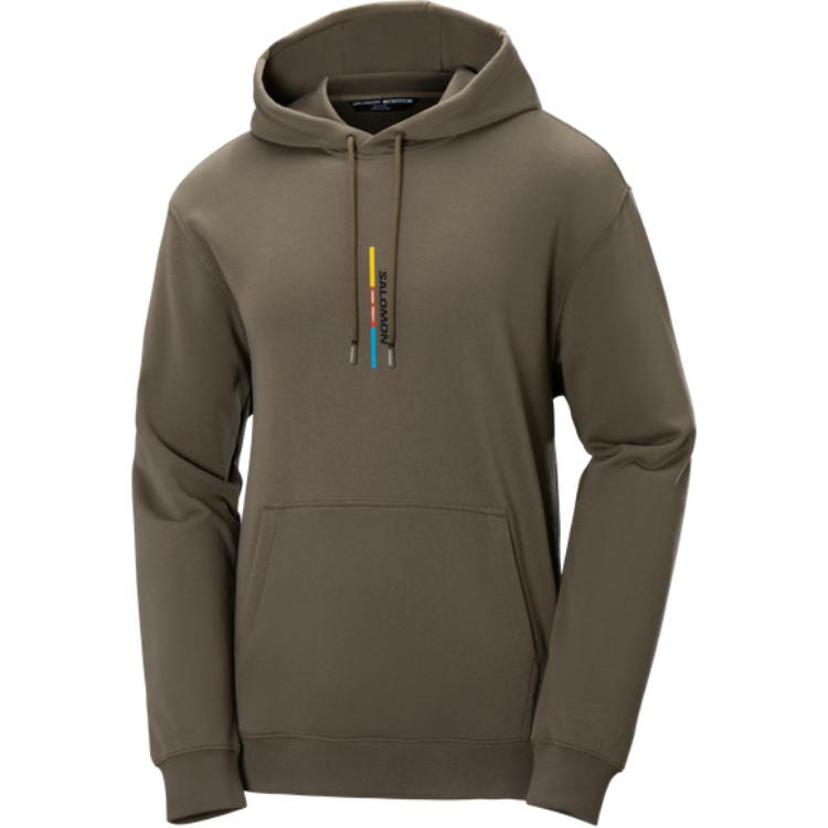 Мужское худи Salomon Sportstyle (коричневое)