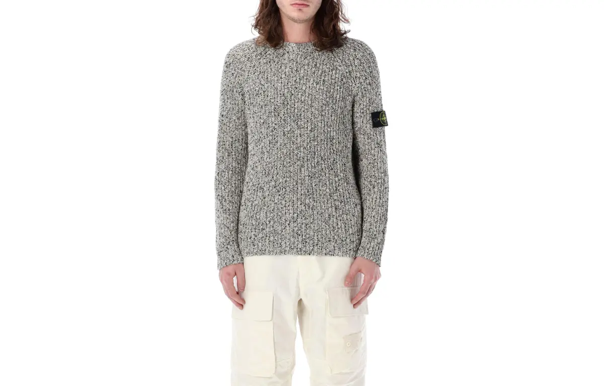 STONE ISLAND Sweater Men's Gray Green
