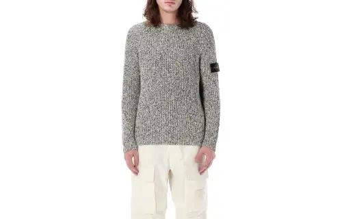 STONE ISLAND Sweater Men's Gray Green