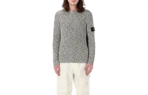 STONE ISLAND Sweater Men's Gray Green