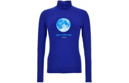 OFF WHITE Sweater, Regular Fit Men's Blue