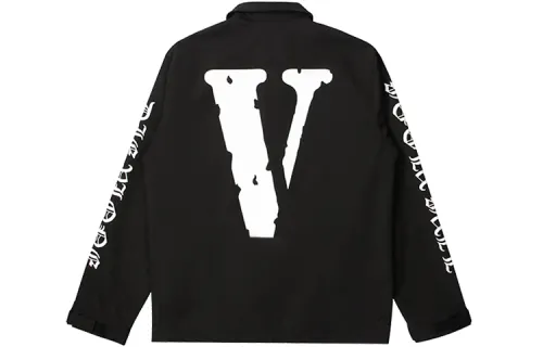 VLONE LogoVLONE Jacket Fall Unisex Black White