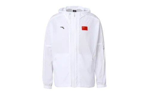 Anta National Flag Jacket Fall Unisex White