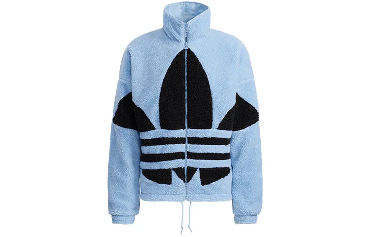 Adidas Originals Sherpa Jacket Unisex Sky Blue