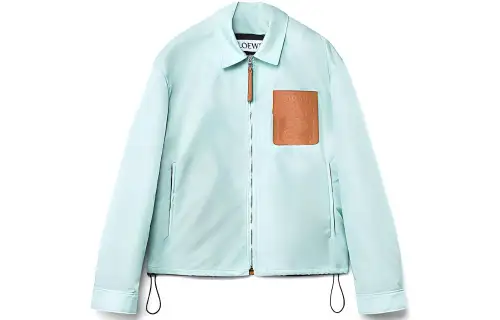 LOEWE Jackets Men's Green Lapel Moderate Other