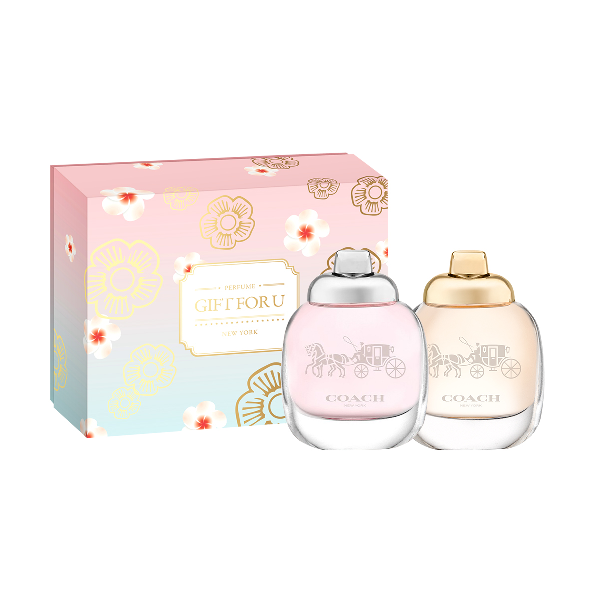 COACH Coach New York Women's Mini Perfume Sample Set Two-piece New York Women's Eau de Toilette/New York Women's Intense Fragrance/Dream Journey/Hua Fu Rui/Hua Fu Yan Yun Eau de Toilette EDT 4.5ml*2
