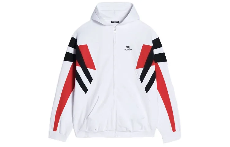Balenciaga Sporty B Zip Up Tracksuit Hoodie