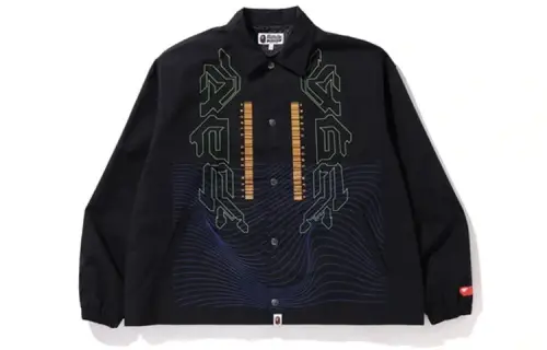 Bape Multi Graphic Relaxed Fit Coach Jacket