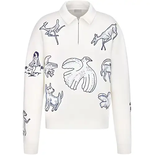 DIOR Homme X Hylon Nel Animal Patterned Sweatshirt
