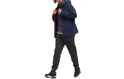 UNIQLO Jackets Men's Navy Blue Hooded Moderate Other