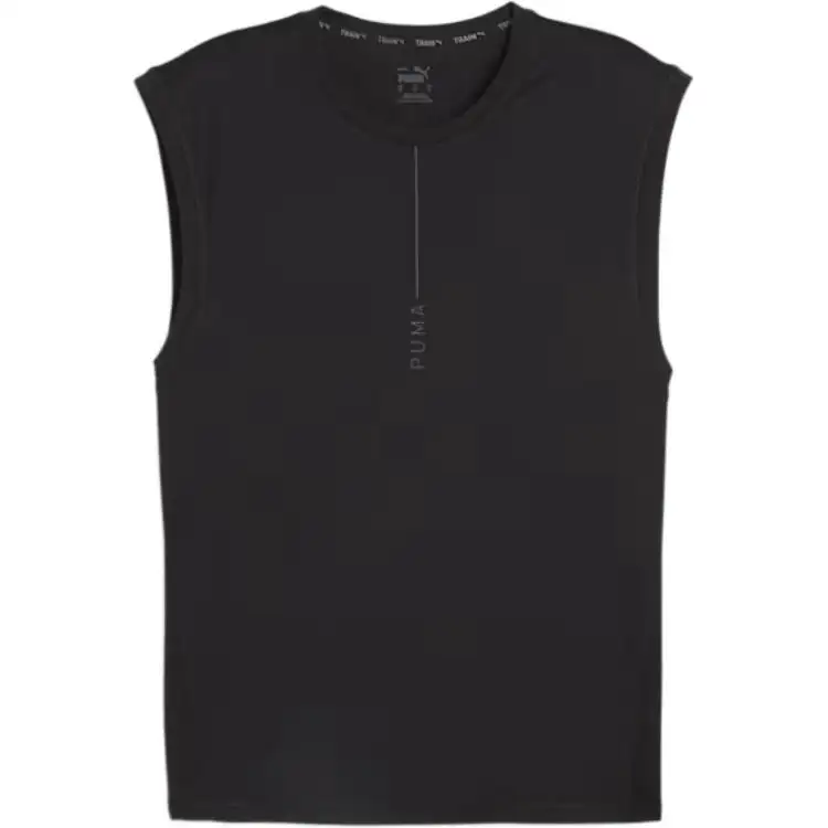 PUMA Yogini Lite Tank Tops Men's Black Crew Neck Moderate Other
