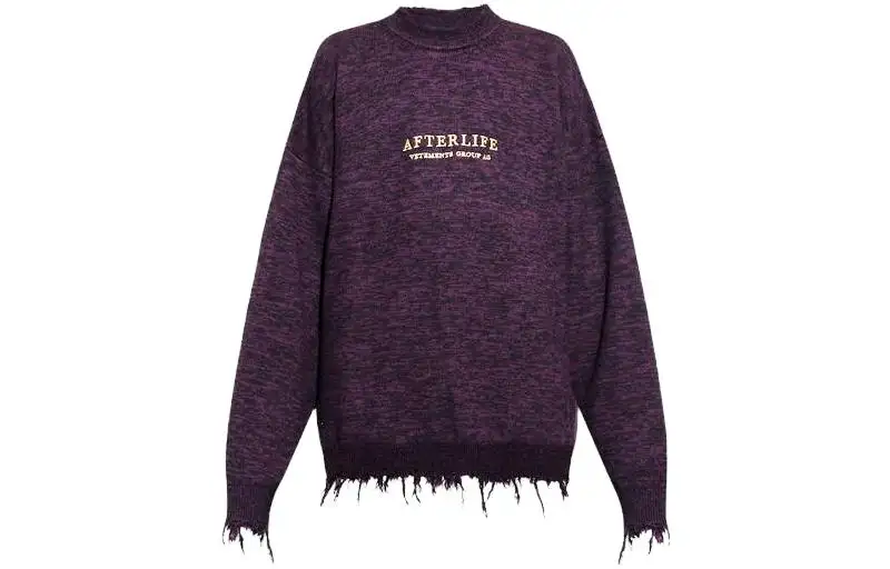 Vetements Afterlife Destroyed Knitted Sweater