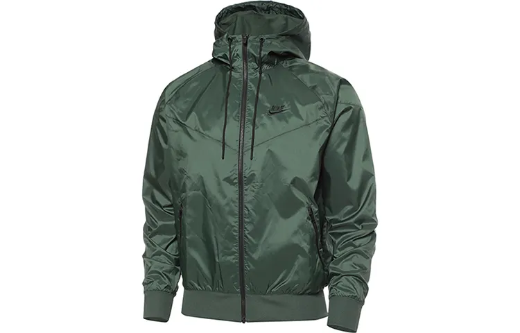 Nike Jackets Men's Green Hooded Moderate Other