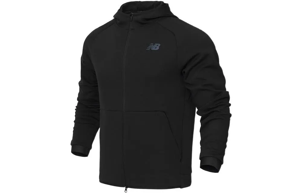 New Balance Jackets Men's Black Hooded Moderate Other