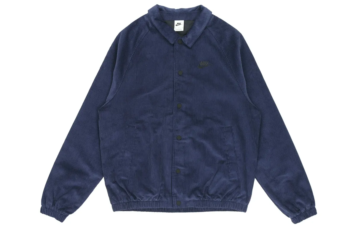 Nike Jackets Men's Dark Navy Blue Lapel Moderate Other
