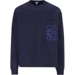 LOEWE Logo Intarsia Crewneck Jumper