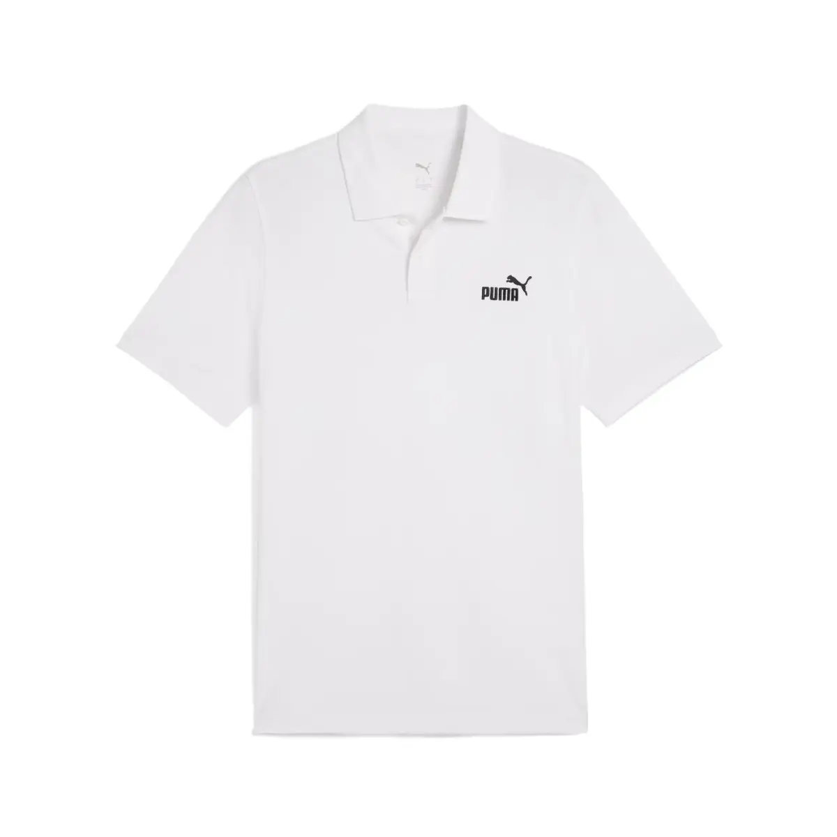 PUMA ESS T-Shirts Men's White Polo Collar Moderate