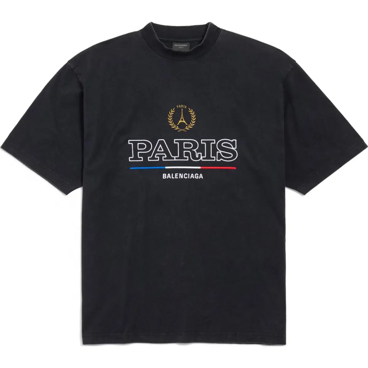 Balenciaga T Shirt Regular Fit Unisex Black