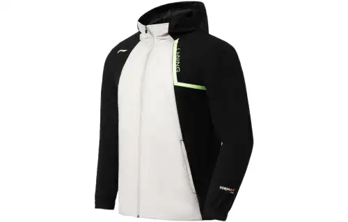 Li Ning Jacket Men's Black Antarctic Gray