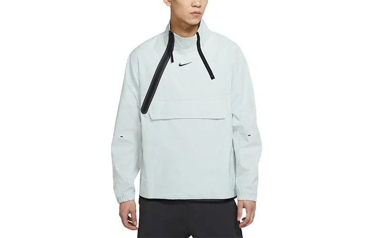 Nike Jackets Men's Light Silver Stand Collar Moderate Other