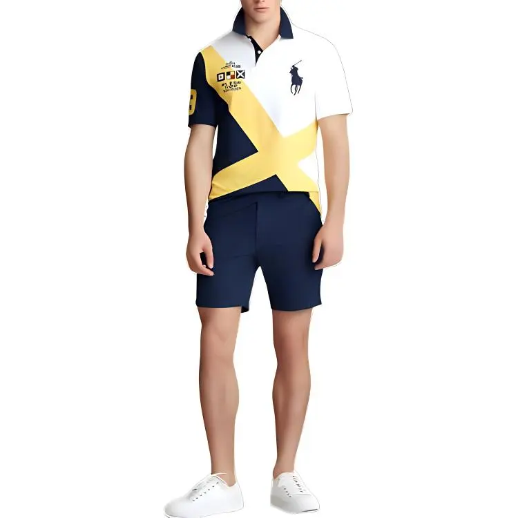 Polo Ralph Lauren Big Pony Polo Shirt Custom Slim Fit Men's White