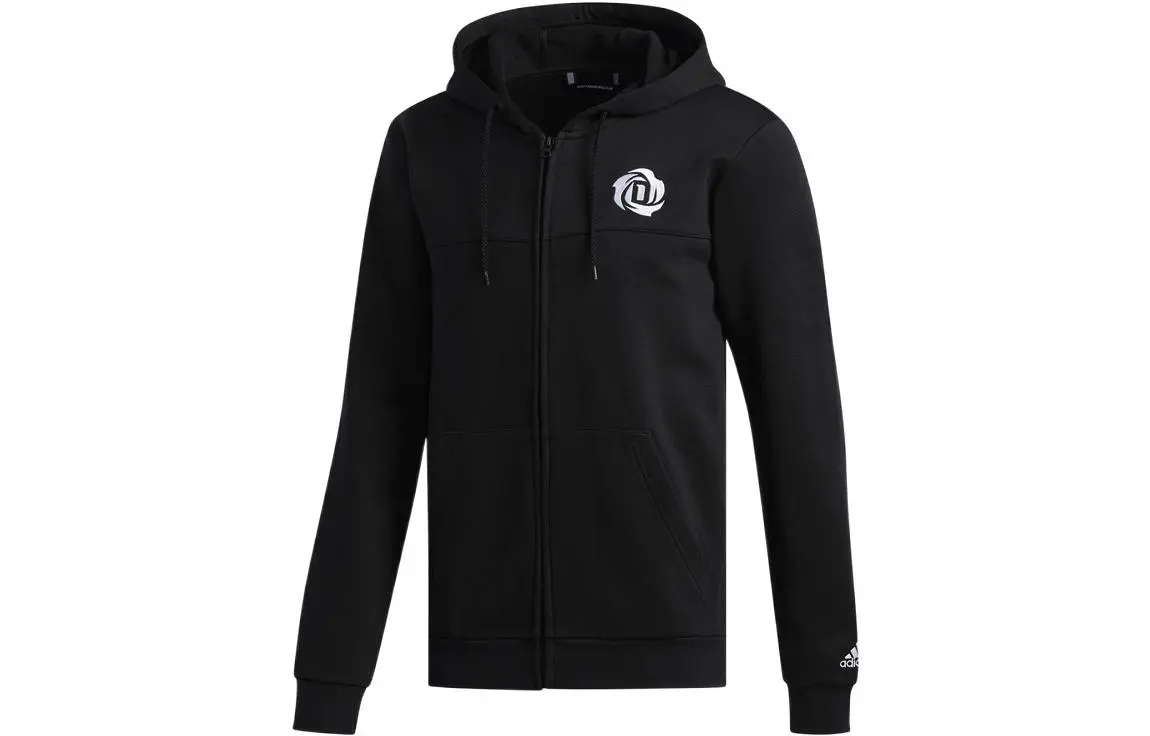 Adidas Jackets Men's Black Hooded Moderate Other