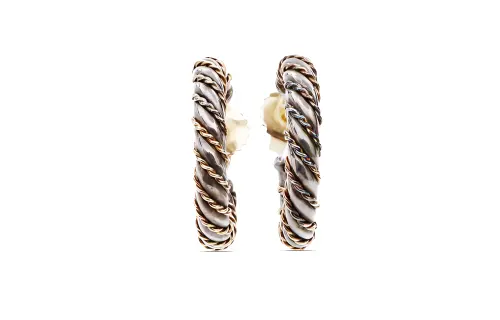 TIFFANY & CO. Pre-Owned 18kt Gold Half Hoop Earrings