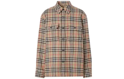 Burberry Jacket Spring Men's Brown