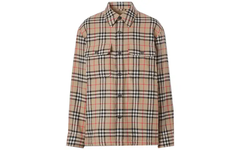 Burberry Jacket Spring Men's Brown