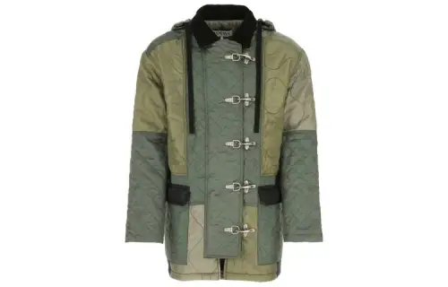 LOEWE Patchwork Hooded Parka