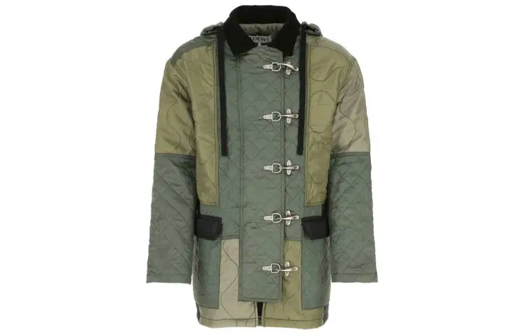 LOEWE Patchwork Hooded Parka