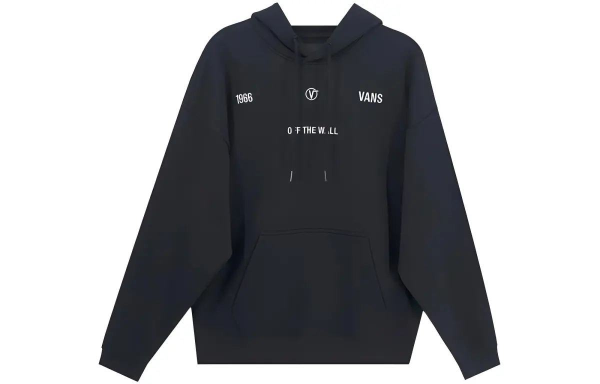 Vans Sweatshirts Men's Black Hooded (Non-detachable) Moderate