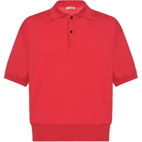 THE ROW Tiago Short Sleeved Polo Shirt