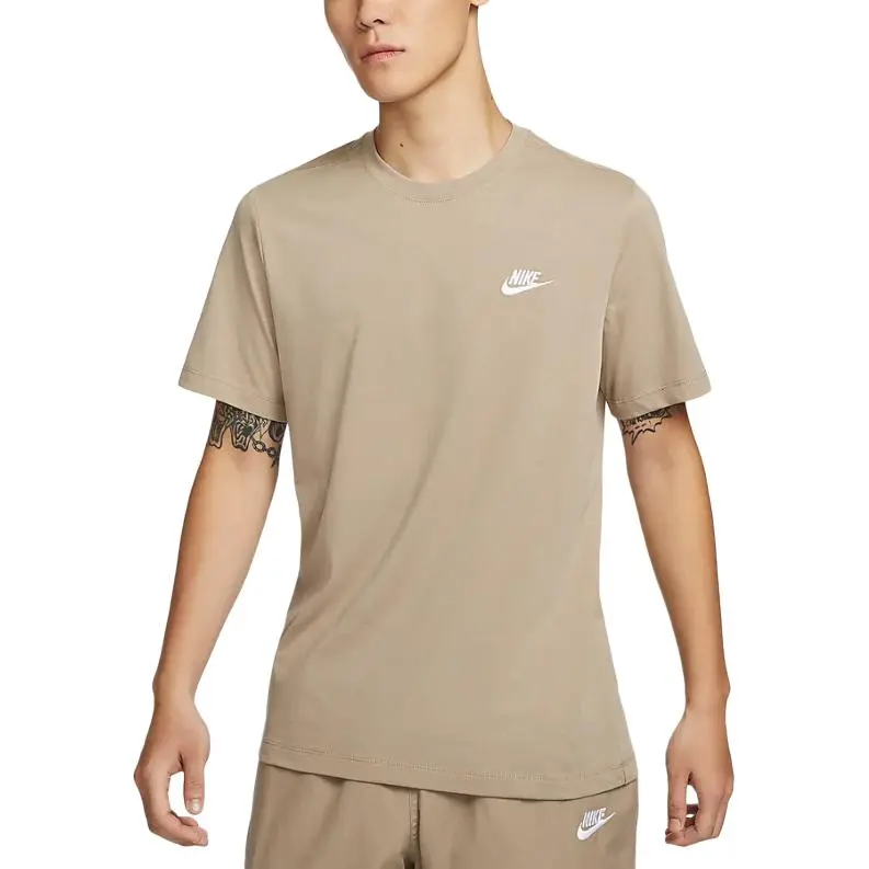 Nike Sportswear Club T Shirt Men's Khaki