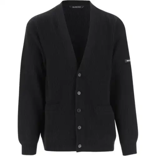 Balenciaga Button Up Knit Cardigan