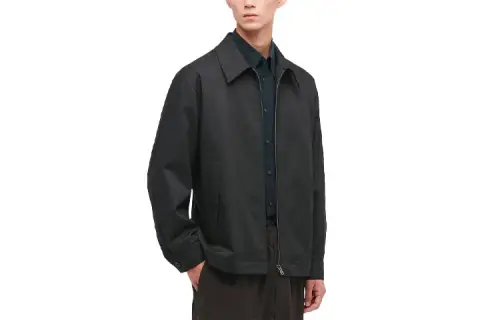 UNIQLO Jackets Unisex Black Lapel Moderate Other
