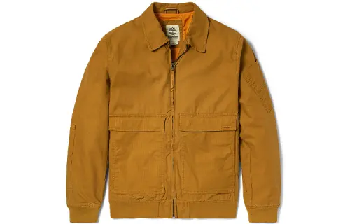 Timberland Jackets Men's Wheat Lapel Moderate Workwear