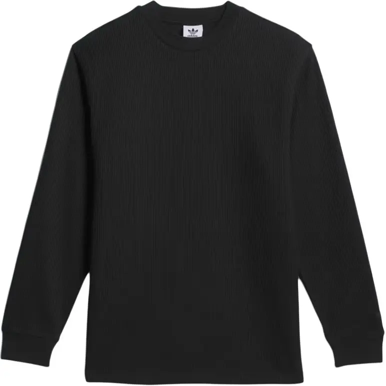 Adidas Originals Thermal Long Sleeve Shirt Knitwear Men's Black