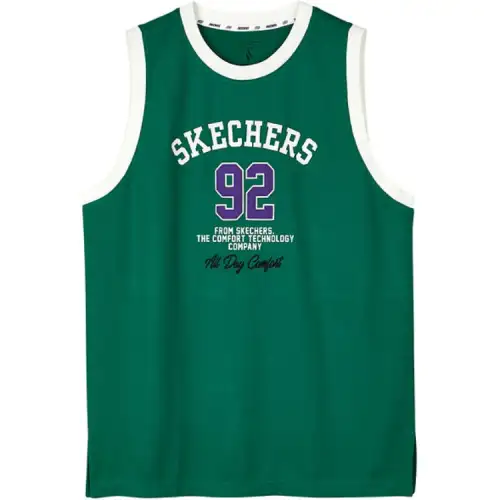 Skechers SS24 Tank Top Unisex Bear Grass Green