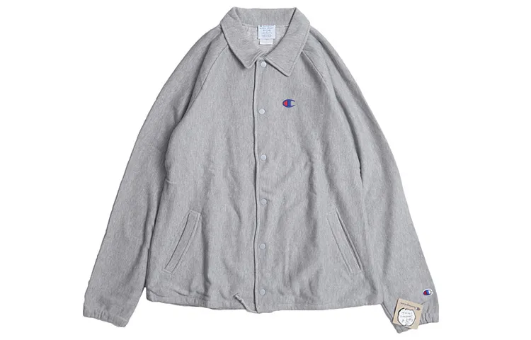 Champion Jacket US Version Unisex Gray