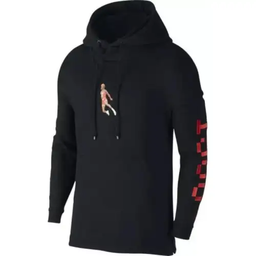 Jordan Apparel Sweatshirts Men's Black Hooded Moderate Other