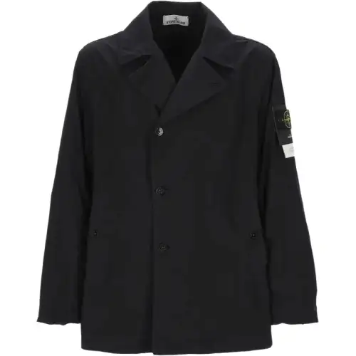 STONE ISLAND Long Sleeved Button Up Coat