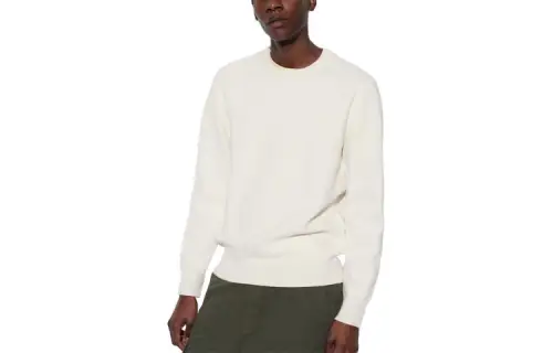 UNIQLO Sweaters Unisex Ivory Crew Neck Moderate Other