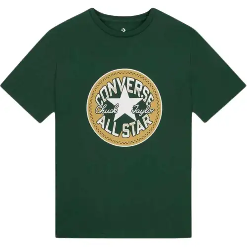 Converse T Shirts Men's Green Crew Neck