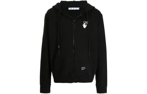 OFF WHITE Carav Arrow Slim Zip Hoodie