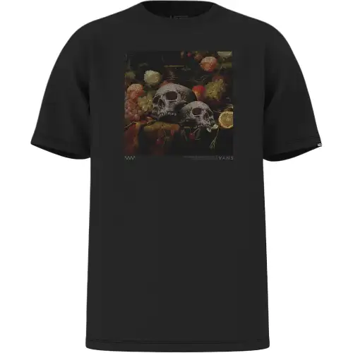 Vans T Shirts Men's Black Crew Neck Moderate Heavyweight